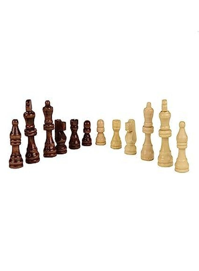Gmefvr Wooden Chess Pieces 6 cm King Size,4 years and up - Image 2
